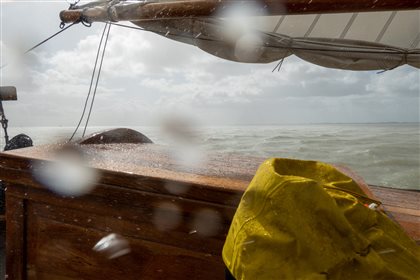 Und immer wieder heftige Regen- und Graupelschauer