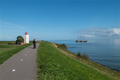 Fahrt auf dem Deich - einfach traumhaft schön