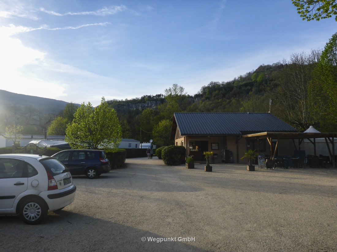 Der Eingang zum Camping Le Vaugrais