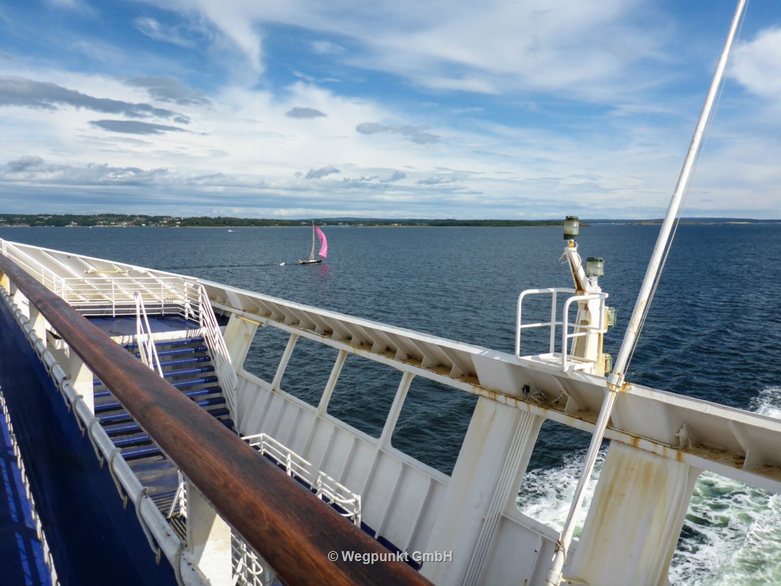 Richtung Oslo wird das Wetter immer besser