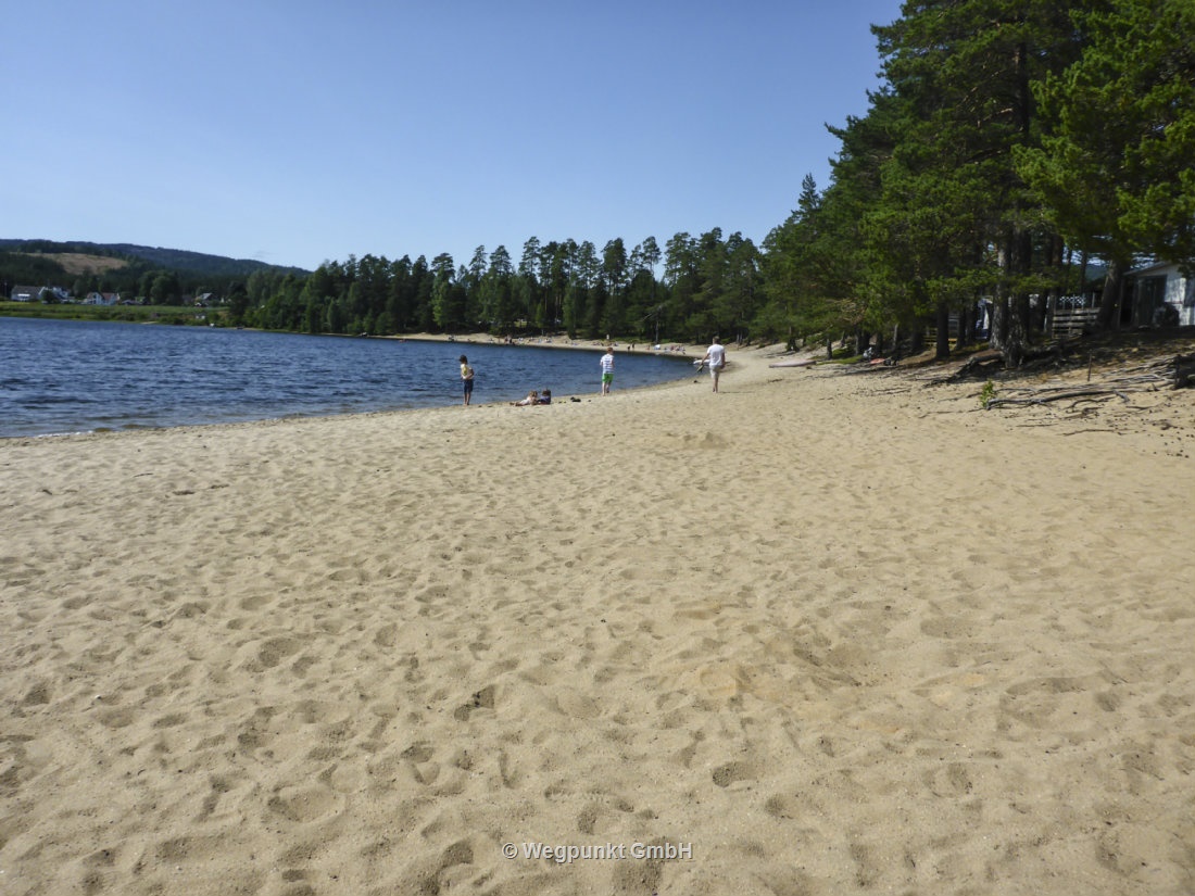 Wir haben uns im Sand die Füsse verbrannt!