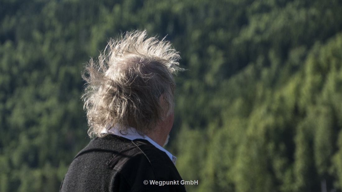 Der Matrose hat heute seinen Bad-Hair-Day