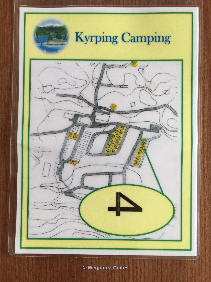 Unser Standplatz Nr. 4 direkt am Wasser