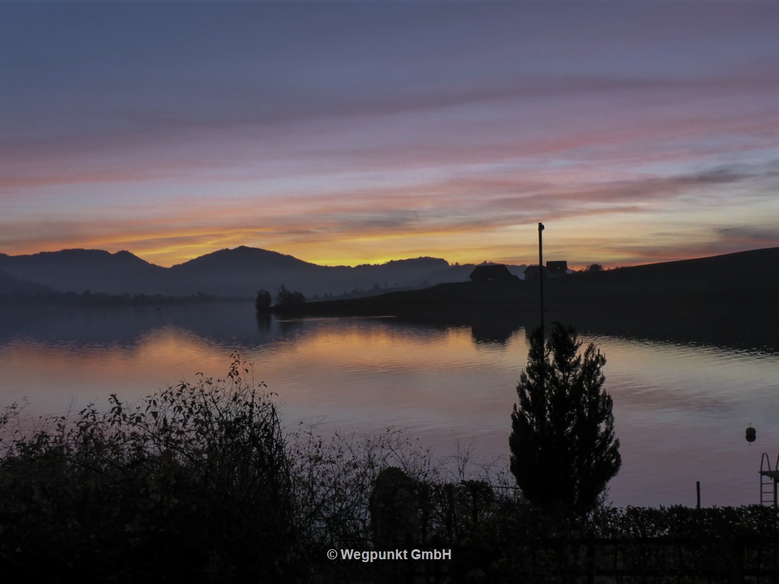Abendstimmung am Sihlsee