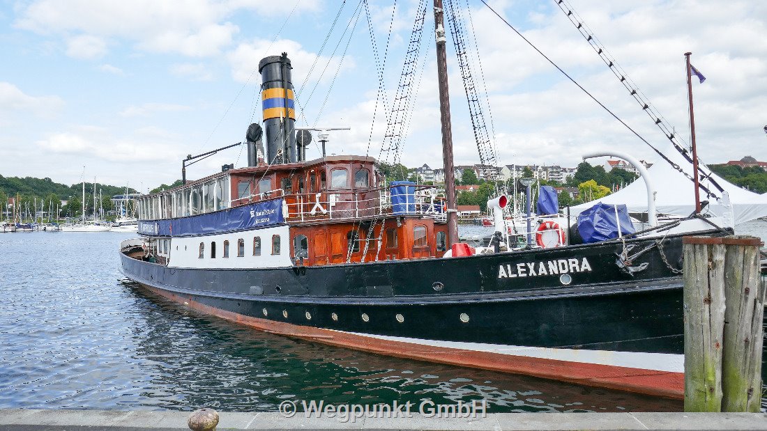 Das renovierte Dampfschiff wird immer noch mit Kohle betrieben