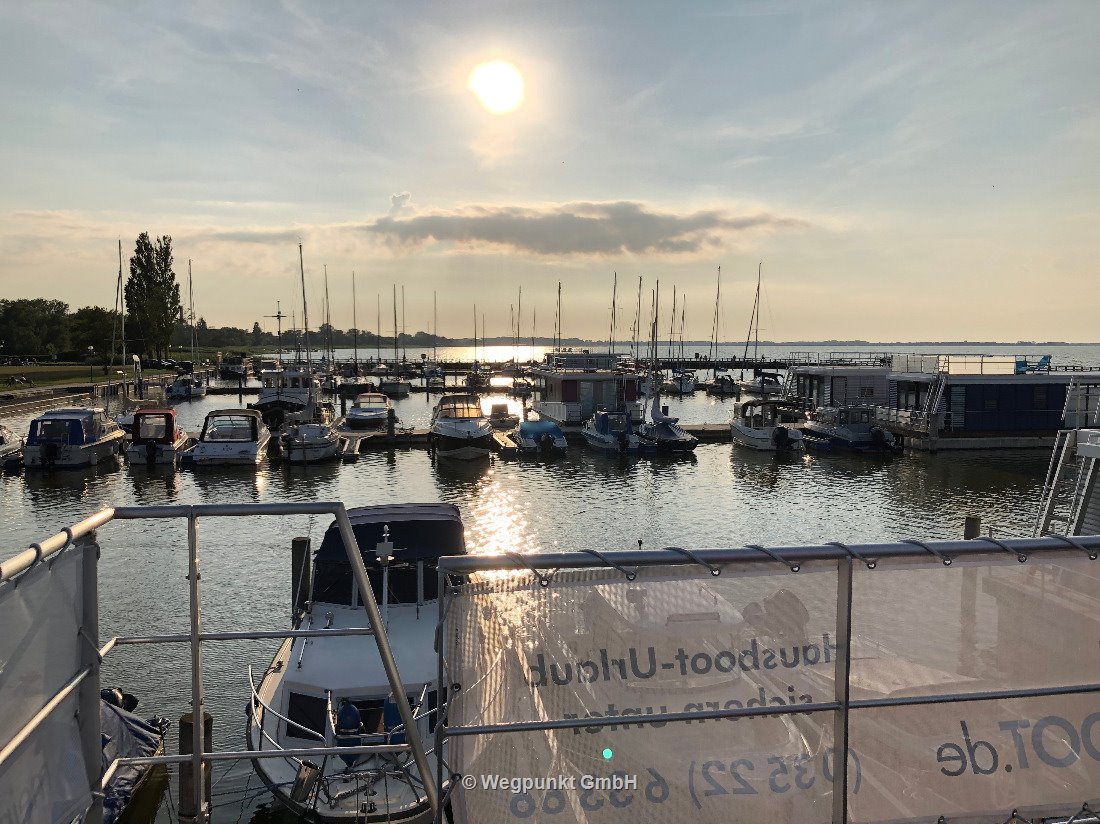 Unser Wohnboot in Ribnitz
