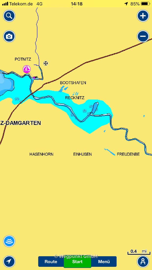 Ist doch immer gut wenn man die Seekarte dabei hat