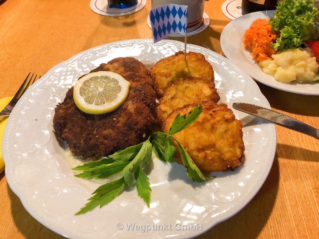 So schaut ein zünftiges Schnitzel aus