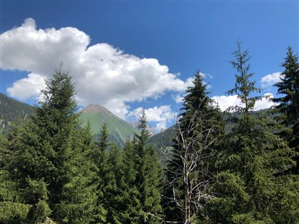 Langsam ziehen Wolken auf