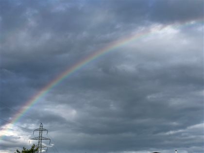 Der Regenbogen spendet Wetteroptimismus